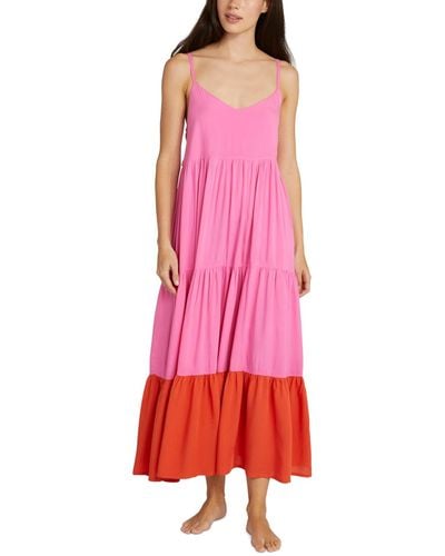 Kate Spade Colorblocked Tiered Cover-up Dress