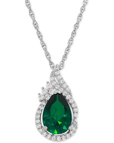 Macy's Lab-created Emerald (1-3/4 Ct. T.w. - Green