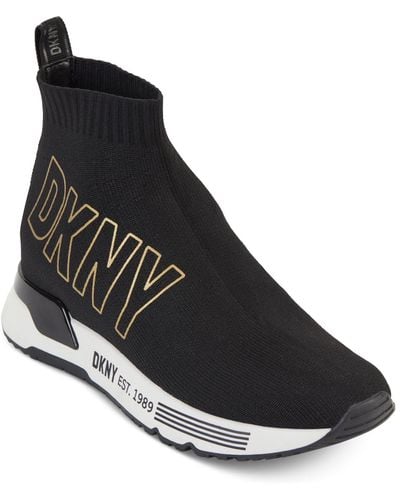 DKNY Nona Sock Sneakers - Black