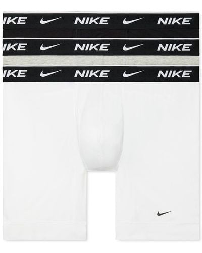 Nike 3-pk. Dri-fit Essential Cotton Stretch Boxer Briefs - White