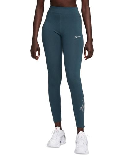 Nike Sportswear Essential High-rise Full-length leggings - Blue