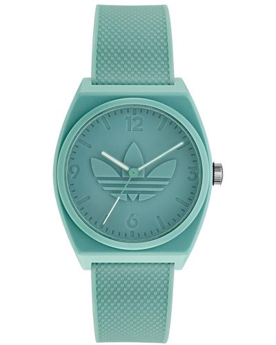adidas Three Hand Project Two Resin Strap Watch 38mm - Blue