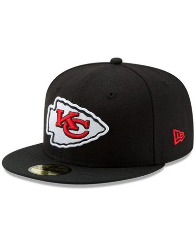 KTZ Kansas City Chiefs Team Color Basic 59fifty Cap - Black