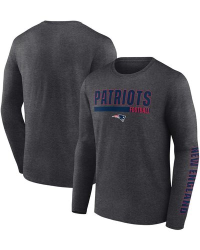 Fanatics New England Patriots Long Sleeve T-shirt - Blue
