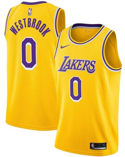 Nike Russell Westbrook Los Angeles Lakers 2020/21 Swingman Player Jersey - Metallic