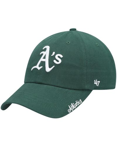 '47 Oakland Athletics Team Miata Clean Up Adjustable Hat - Green