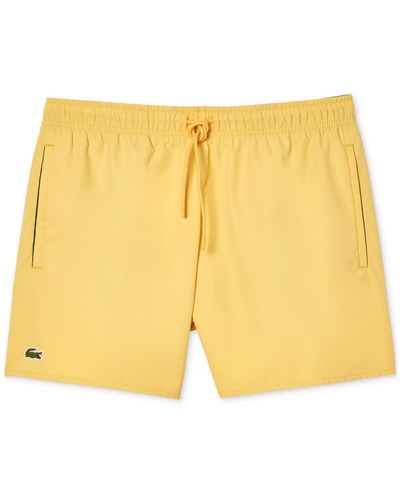 Lacoste Light Quick-dry Swim Shorts - Yellow