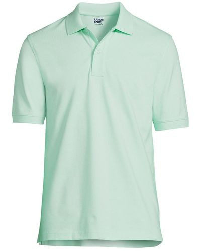 Lands' End Short Sleeve Comfort-first Mesh Polo Shirt - Green