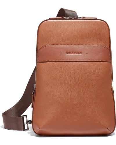 Cole Haan Triboro Small Leather Sling Bag - Brown