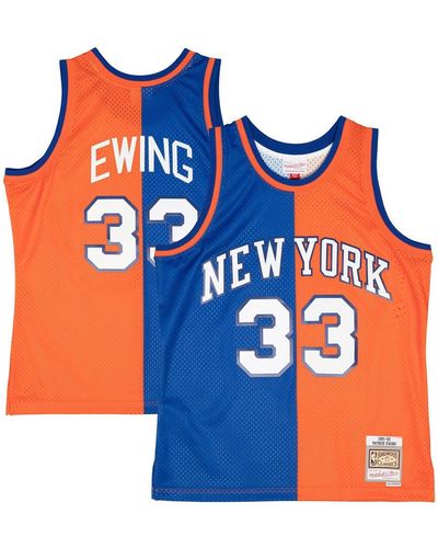 Mitchell & Ness Patrick Ewing Blue - Orange