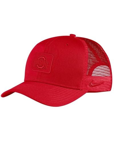 Nike Ohio State Buckeyes Classic99 Tonal Trucker Snapback Hat - Red