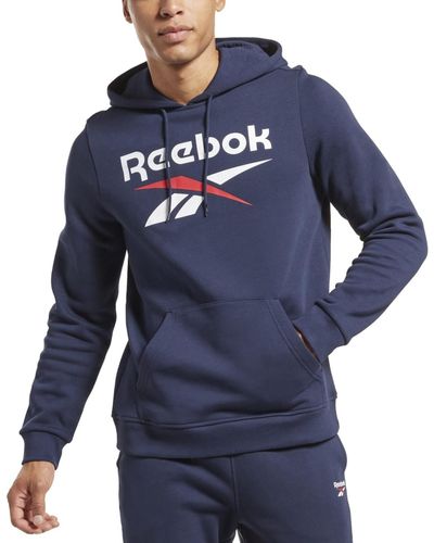 Reebok Men's Identity Classic Fleece Drawstring-Waist Logo Jogger Pants