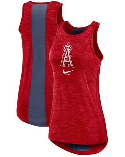 Nike Los Angeles Angels Right Mix High Neck Tank Top - Red