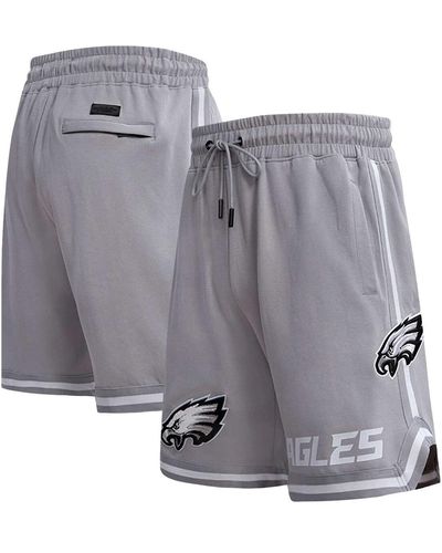 Pro Standard Philadelphia Eagles Classic Chenille Shorts - Gray