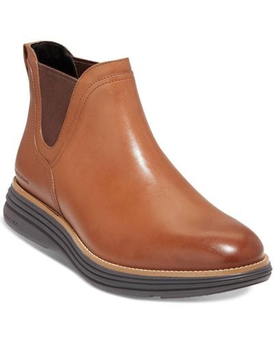 Cole haan men's kennedy grand waterproof hot sale chelsea boots