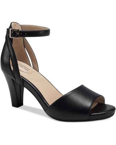 Giani Bernini Clarrice Memory Foam Dress Sandals - Black