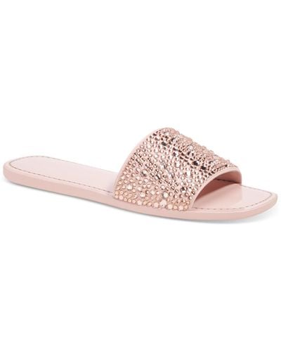 Kate Spade All That Glitters Flat Sandals - Pink