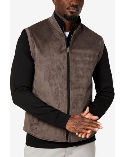 Kenneth Cole Reversible Water-resistant Vest - Gray