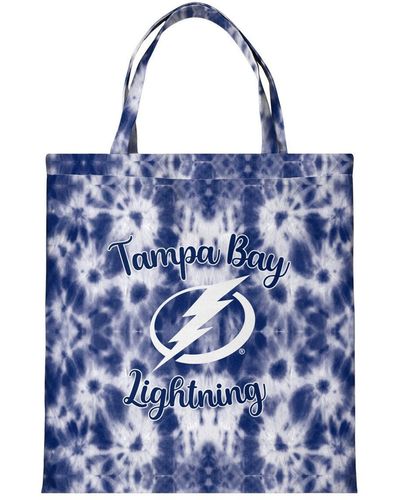FOCO Tampa Bay Lightning Script Wordmark Tote Bag - Blue