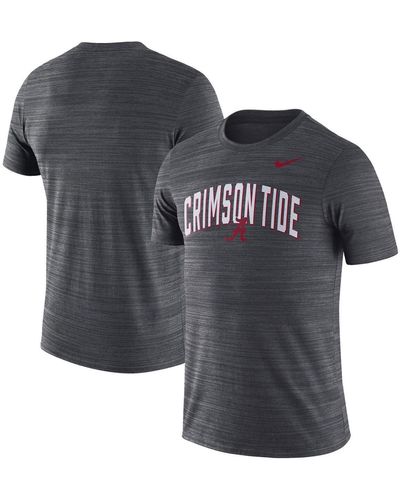Nike Alabama Crimson Tide 2022 Game Day Sideline Velocity Performance T-shirt - Black