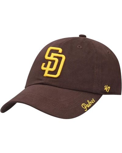 '47 '47 San Diego Padres Team Miata Clean Up Adjustable Hat - Brown