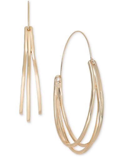 Style & Co. Tone Wing Hoop Earrings - Metallic