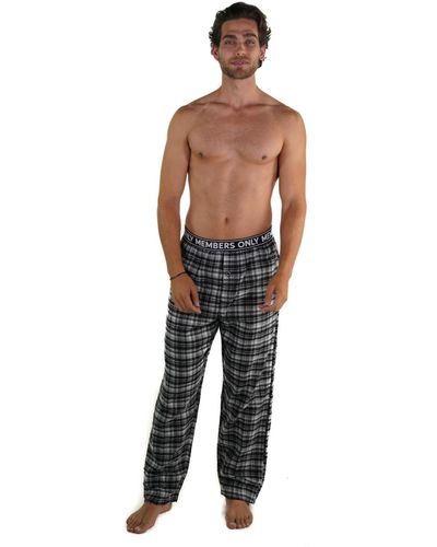 Members Only Flannel Pant - Gray