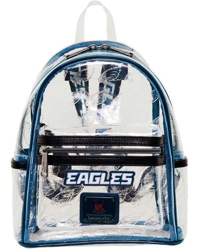 Loungefly And Philadelphia Eagles Mini Backpack - Blue