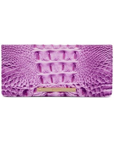 Brahmin Ady Leather Wallet - Purple