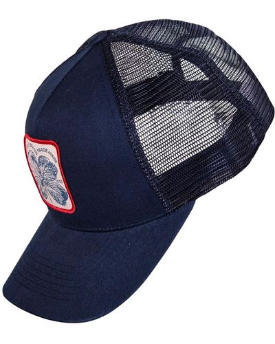 Lucky Brand Clover Patch Trucker Hat - Blue