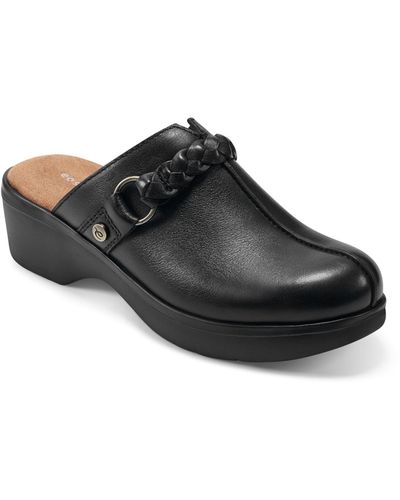 Easy spirit black mules sales