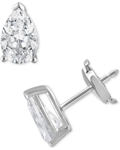 Badgley Mischka Certified Lab Grown Diamond Pear Stud Earrings (5 Ct. T.w. - Metallic