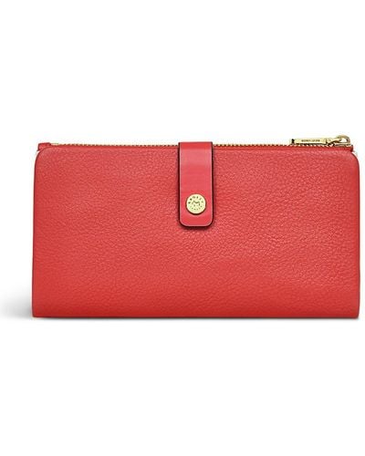 Radley Larks-wood 2.0 Leather Mini Bifold Wallet - Red