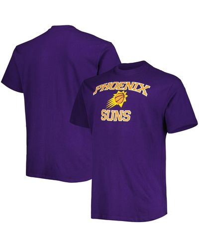 Profile Phoenix Suns Big And Tall Heart And Soul T-shirt - Purple