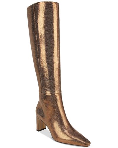 Sam Edelman Sylvia Snip-toe Knee-high Dress Boots - Brown