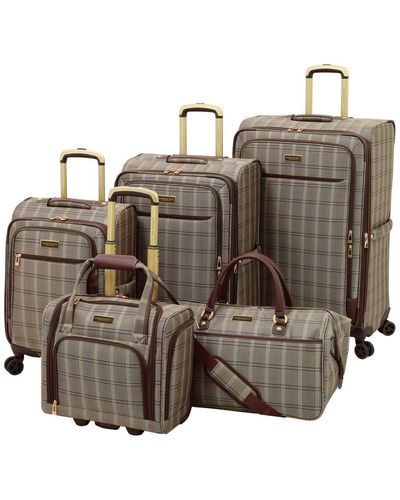London Fog Closeout Brentwood Ii Softside luggage Collection - Brown