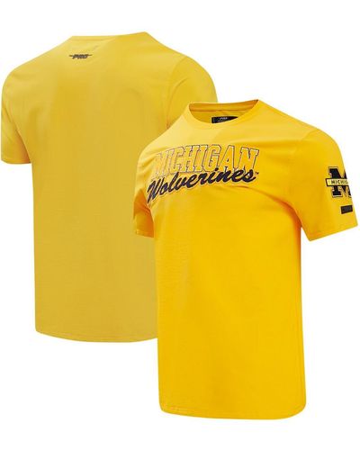 Pro Standard Michigan Wolverines Classic T-shirt - Yellow