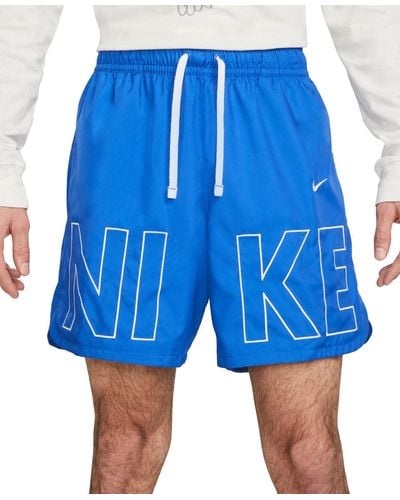 Nike Sportswear Woven Flow Shorts - Blue