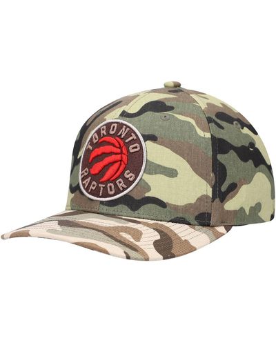 Mitchell & Ness Toronto Raptors Woodland Desert Snapback Hat - Multicolor