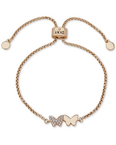Buy DKNY Rose Gold Tone Logo Bracelet from the Next UK online shop