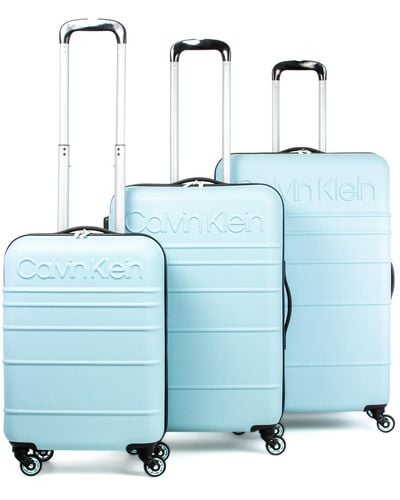 Calvin Klein Fillmore Hard Side luggage Set - Blue