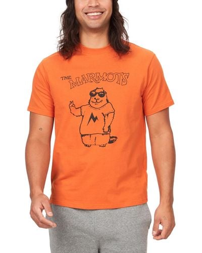 Marmot The S Living Ink Graphic Short-sleeve T-shirt - Orange