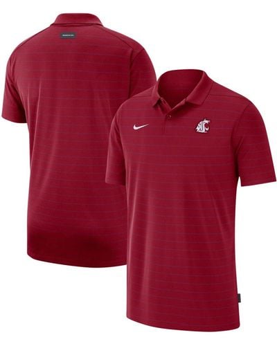 Nike Washington State Cougars 2021 Early Season Victory Coaches Performance Polo - Red