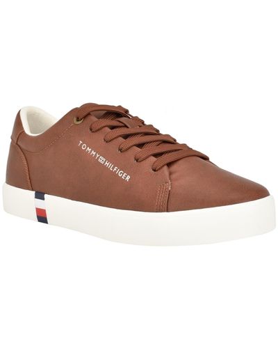 Tommy Hilfiger Ramoso Low Top Fashion Sneakers - Brown