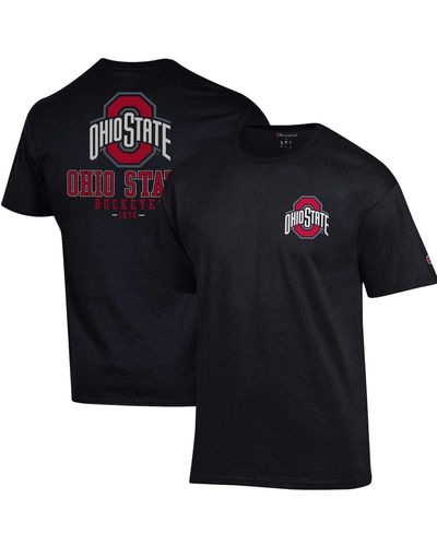 Champion Ohio State Buckeyes Team Stack 2-hit T-shirt - Black