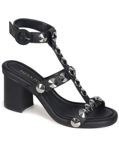 Paula Torres Shoes Georgia Gladiator Sandal - Black