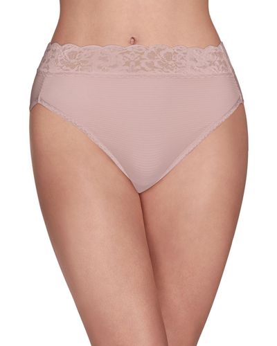 Vanity Fair Flattering Lace Hi-cut Panty Underwear 13280 - Multicolor