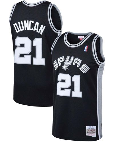 Mitchell & Ness Tim Duncan San Antonio Spurs 1998-99 Hardwood Classics Swingman Jersey - Black