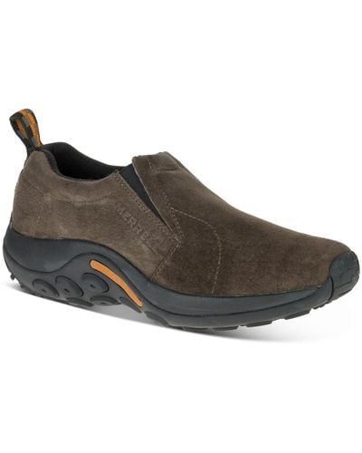 Merrell Jungle Suede Moc Slip-on Shoes - Brown