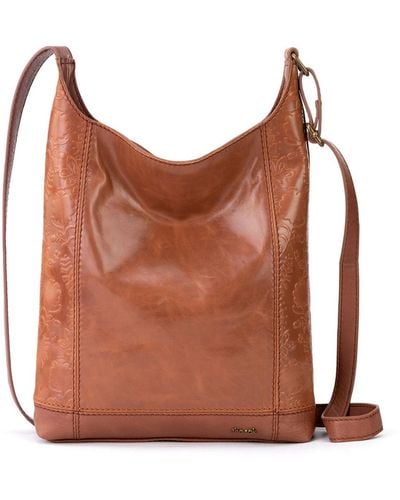 The Sak De Young Small Leather Crossbody - Brown